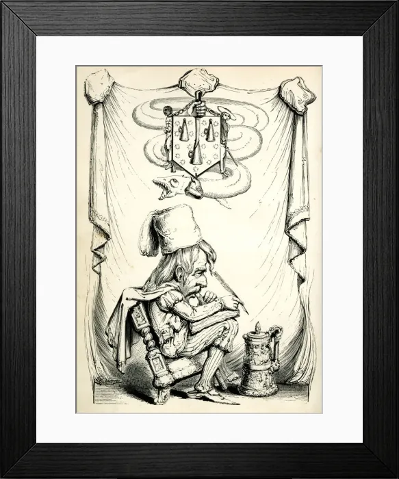 Framed Print : Alfred Crowquill (Alfred Henry Forrester), English artist Framed Print : Alfred Crowquill (Alfred Henry Forrester), English artist