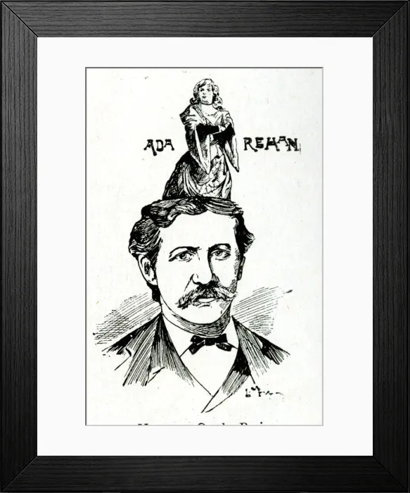 Framed Print : Augustin Daly, American drama critic and theatre manager Framed Print : Augustin Daly, American drama critic and theatre manager