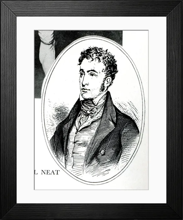 Framed Print : Bill Neat, boxer Framed Print : Bill Neat, boxer