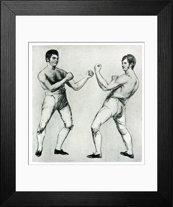 Framed Print : Henry Pearce and John Gully, boxers Framed Print : Henry Pearce and John Gully, boxers