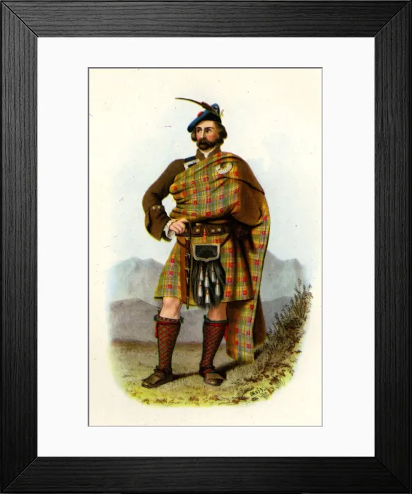 Framed Print : Buchanan tartan Framed Print : Buchanan tartan
