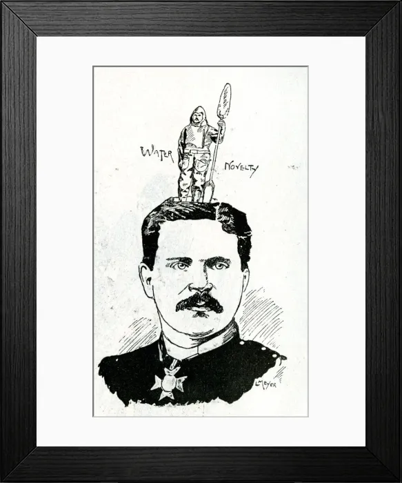 Framed Print : Captain Paul Boyton, American showman and adventurer Framed Print : Captain Paul Boyton, American showman and adventurer