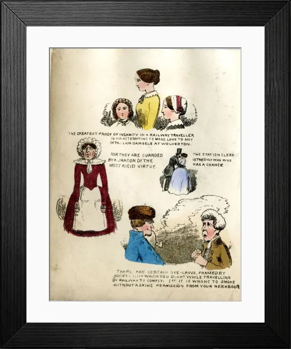 Framed Print : Cartoons, Hail, Rain. Steam and Speed by an Old Stoker Framed Print : Cartoons, Hail, Rain. Steam and Speed by an Old Stoker