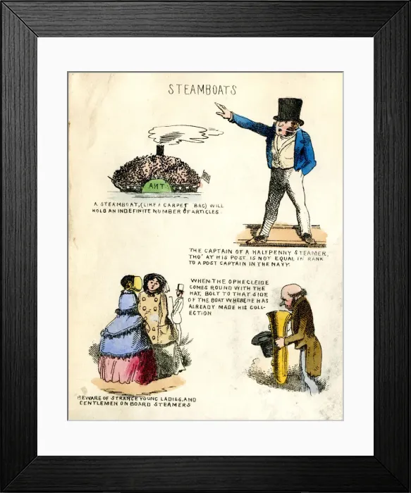 Framed Print : Cartoons, Hail, Rain, Steam and Speed by an Old Stoker Framed Print : Cartoons, Hail, Rain, Steam and Speed by an Old Stoker