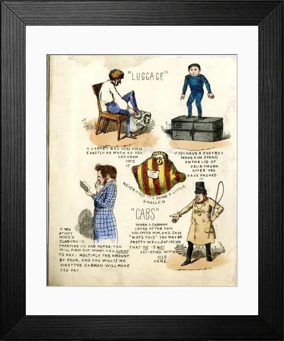 Framed Print : Cartoons, Hail, Rain, Steam and Speed by an Old Stoker Framed Print : Cartoons, Hail, Rain, Steam and Speed by an Old Stoker