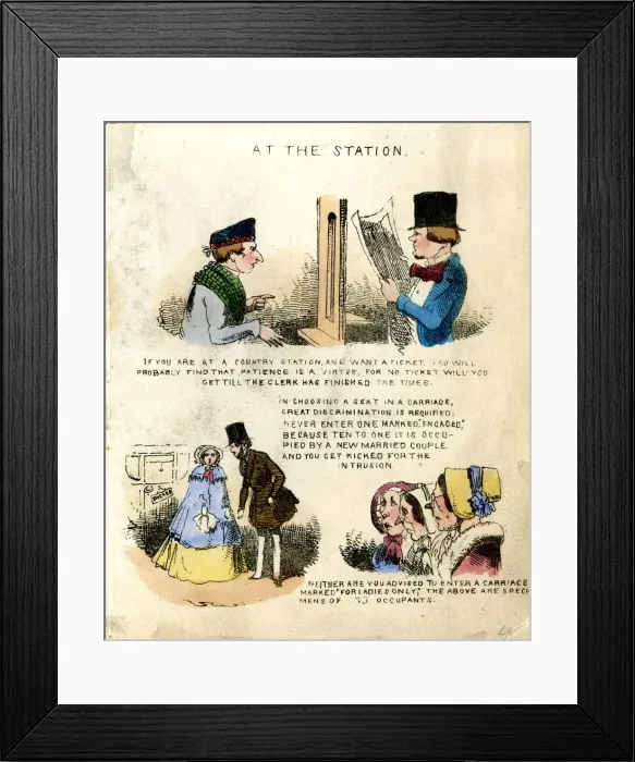 Framed Print : Cartoons, Hail, Rain, Steam and Speed by an Old Stoker Framed Print : Cartoons, Hail, Rain, Steam and Speed by an Old Stoker