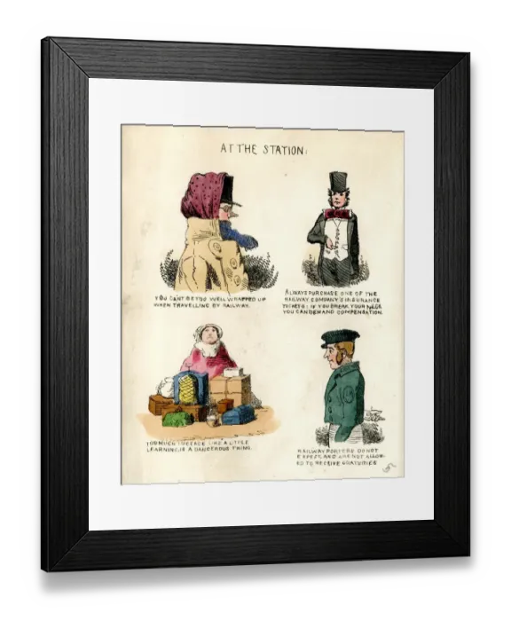 Framed Print : Cartoons, Hail, Rain, Steam and Speed by an Old Stoker Framed Print : Cartoons, Hail, Rain, Steam and Speed by an Old Stoker