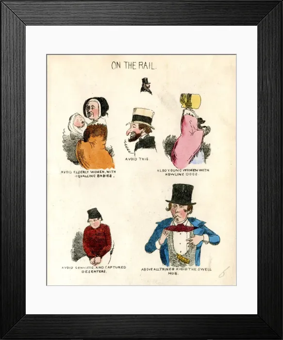 Framed Print : Cartoons, Hail, Rain, Steam and Speed by an Old Stoker Framed Print : Cartoons, Hail, Rain, Steam and Speed by an Old Stoker