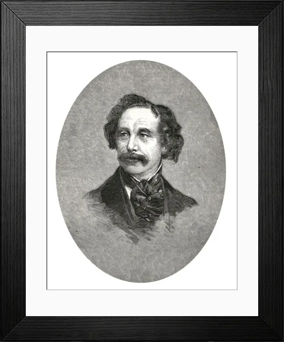 Framed Print : Charles Dickens, English author Framed Print : Charles Dickens, English author