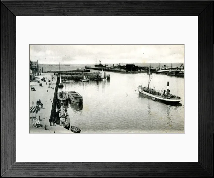 Framed Print : Harbour entrance, Cherbourg, France Framed Print : Harbour entrance, Cherbourg, France