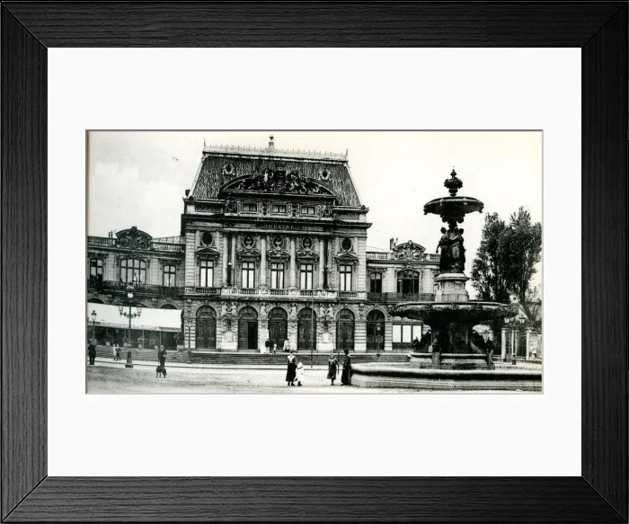 Framed Print : Theatre at Cherbourg, France Framed Print : Theatre at Cherbourg, France