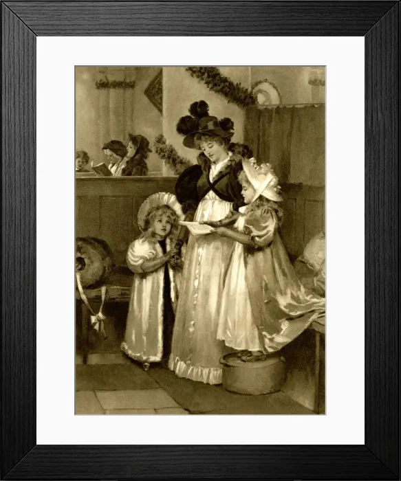Framed Print : Christmas - A Yule Tide Carol Framed Print : Christmas - A Yule Tide Carol