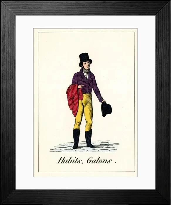 Framed Print : Cries of Paris - clothes seller
