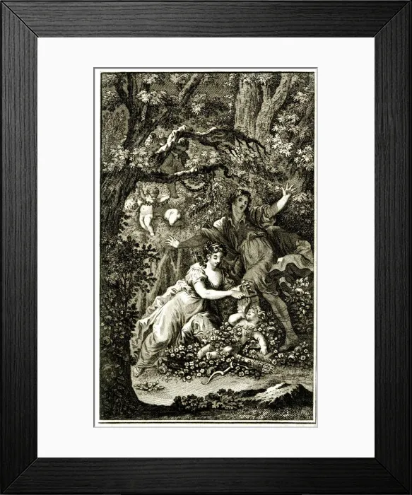 Framed Print : Cupid robbed of his Pinions Framed Print : Cupid robbed of his Pinions