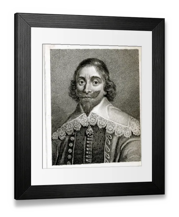Framed Print : Dr John Bastwick, English Puritan physician and writer Framed Print : Dr John Bastwick, English Puritan physician and writer
