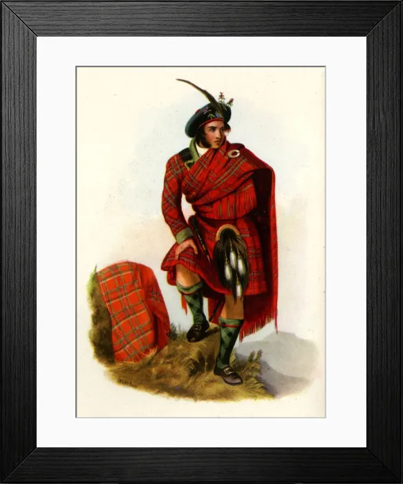 Framed Print : Drummond tartan