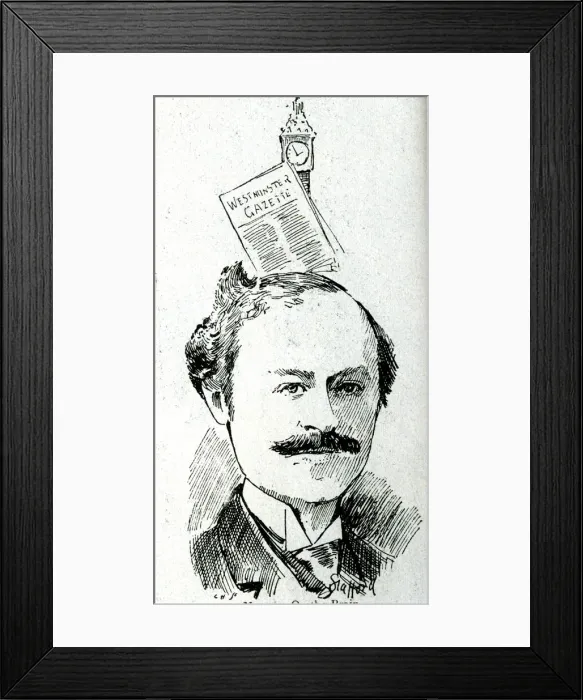 Framed Print : E T Cook, editor of the Westminster Gazette Framed Print : E T Cook, editor of the Westminster Gazette