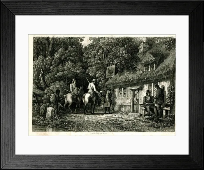 Framed Print : The Poachers Retreat Inn Framed Print : The Poachers Retreat Inn
