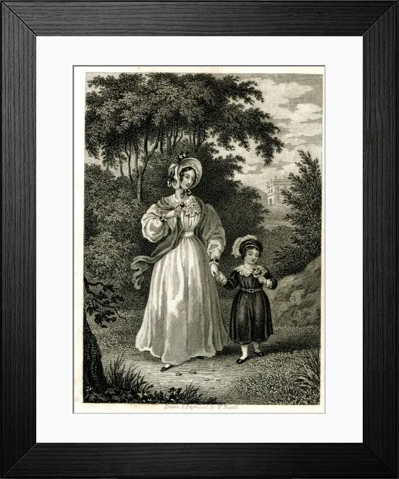 Framed Print : The Governess Framed Print : The Governess
