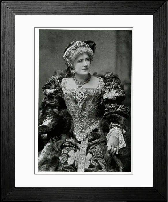 Framed Print : Ellen Terry as Katherine of Aragon in Henry VIII Framed Print : Ellen Terry as Katherine of Aragon in Henry VIII