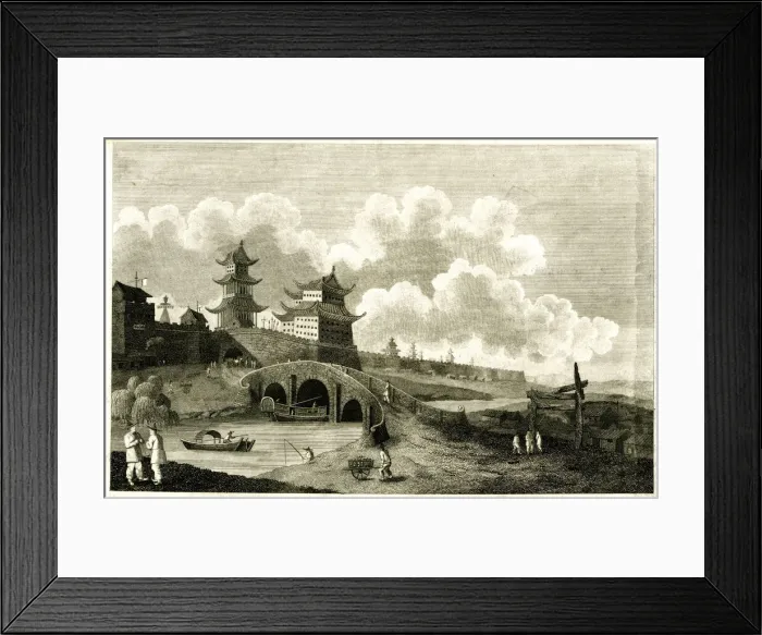 Framed Print : View of Peking, China Framed Print : View of Peking, China