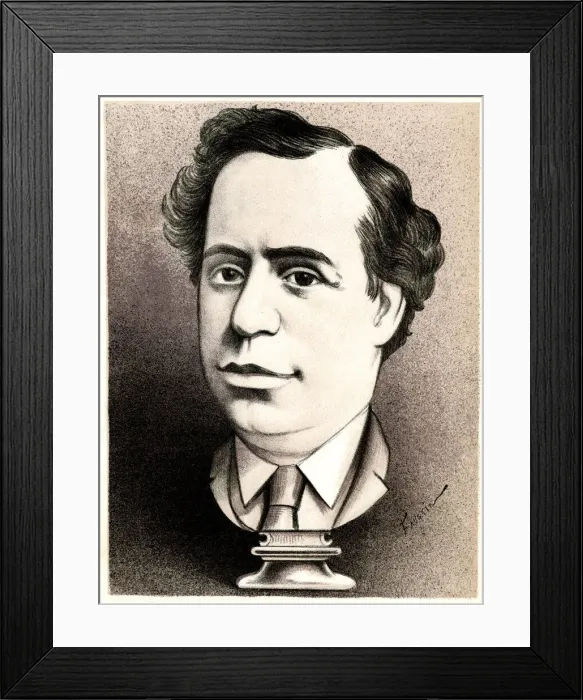 Framed Print : Busts of the Period - J L Toole, actor Framed Print : Busts of the Period - J L Toole, actor