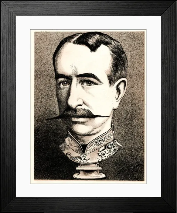 Framed Print : Busts of the Period - Major General Wolseley Framed Print : Busts of the Period - Major General Wolseley