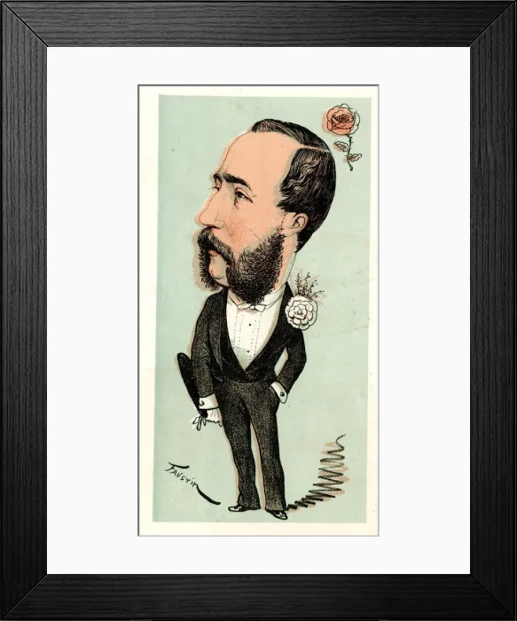 Framed Print : Figaro Cartoon, Cards of the Day - F B Chatterton Framed Print : Figaro Cartoon, Cards of the Day - F B Chatterton