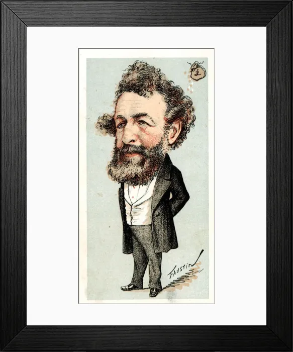 Framed Print : Figaro Cartoon, Cards of the Day - G H Whalley MP Framed Print : Figaro Cartoon, Cards of the Day - G H Whalley MP