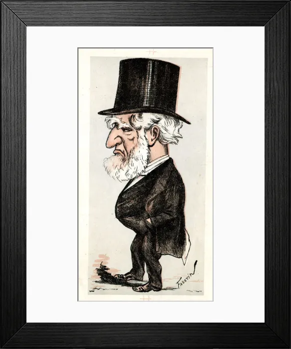Framed Print : Figaro Cartoon, Men of the Period - Judge Framed Print : Figaro Cartoon, Men of the Period - Judge