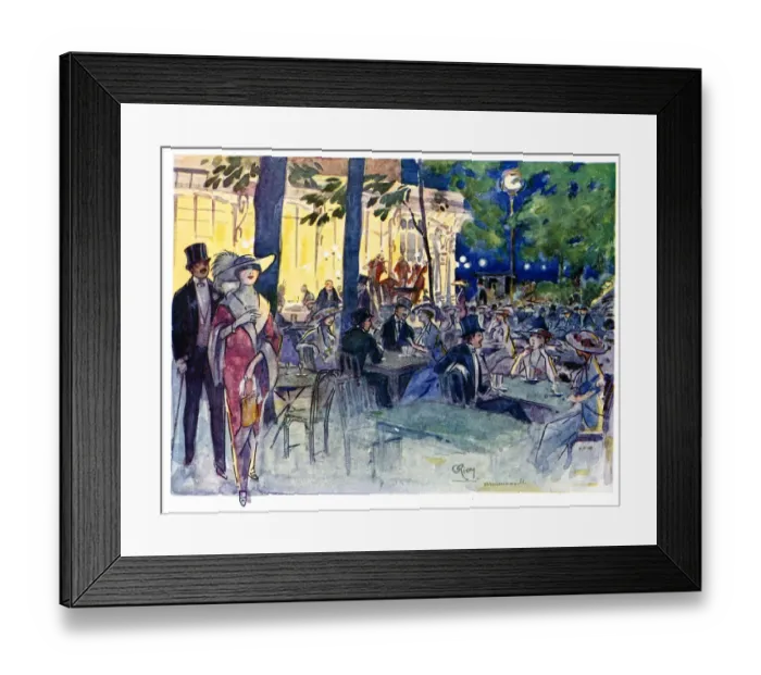 Framed Print : Armenonville, Bois de Boulogne, Paris, France
