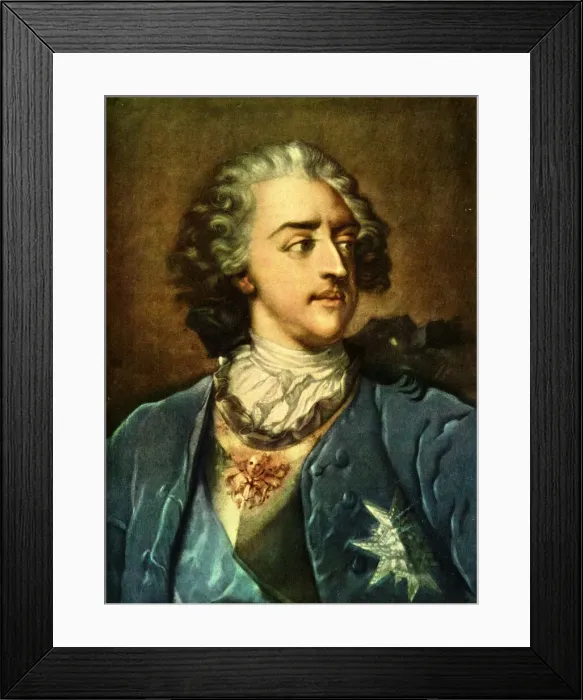 Framed Print : King Louis XV of France Framed Print : King Louis XV of France