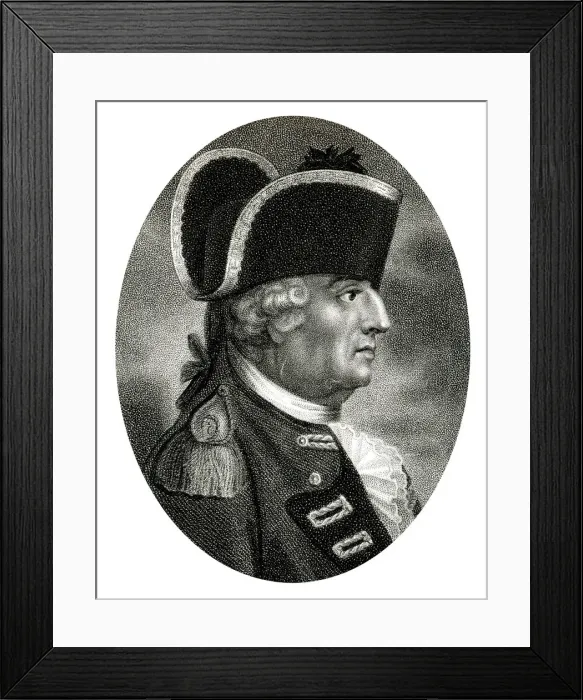 Framed Print : George Augustus Eliott, Lord and 1st Baron of Heathfield Framed Print : George Augustus Eliott, Lord and 1st Baron of Heathfield