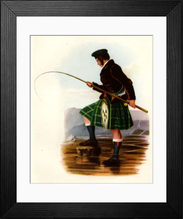 Framed Print : Gordon tartan Framed Print : Gordon tartan