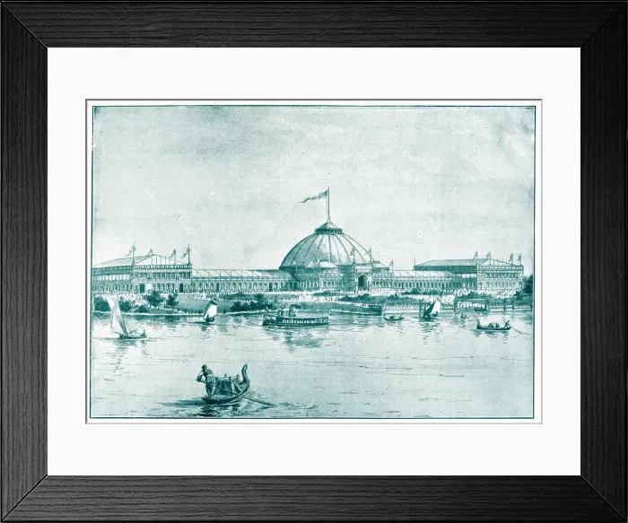 Framed Print : Horticultural Building, Worlds Fair Exhibition, Chicago, US Framed Print : Horticultural Building, Worlds Fair Exhibition, Chicago, US
