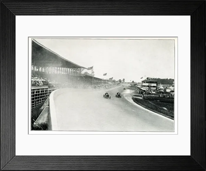 Framed Print : Indianapolis Motor Speedway and Grandstand, USA Framed Print : Indianapolis Motor Speedway and Grandstand, USA