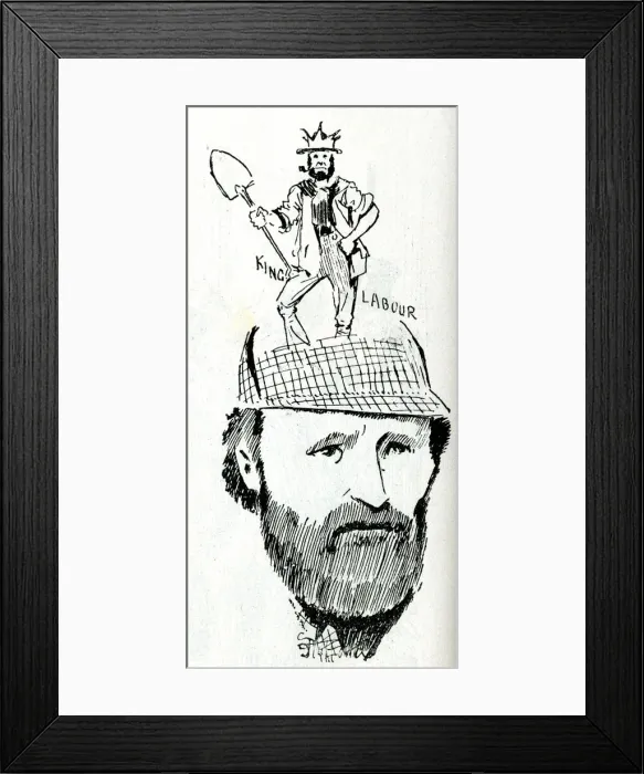 Framed Print : James Keir Hardie, Scottish Labour politician Framed Print : James Keir Hardie, Scottish Labour politician