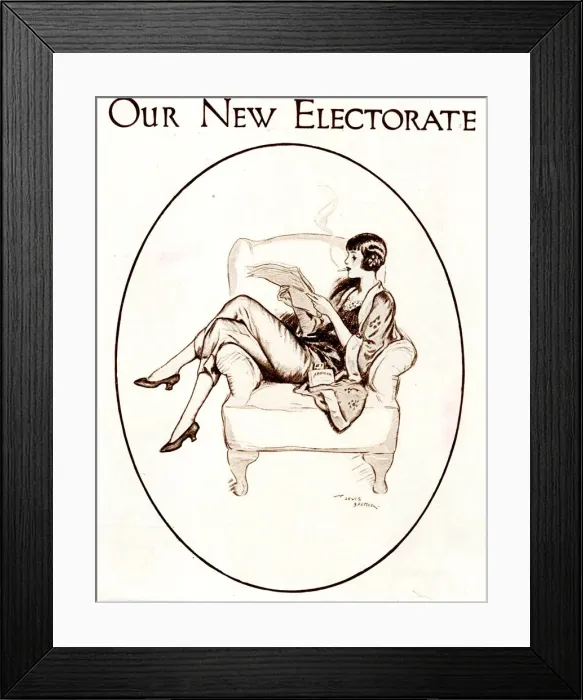 Framed Print : Our New Electorate - Votes for Women Framed Print : Our New Electorate - Votes for Women