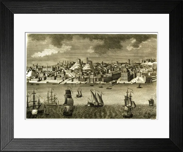 Framed Print : General view of Lisbon, Portugal Framed Print : General view of Lisbon, Portugal