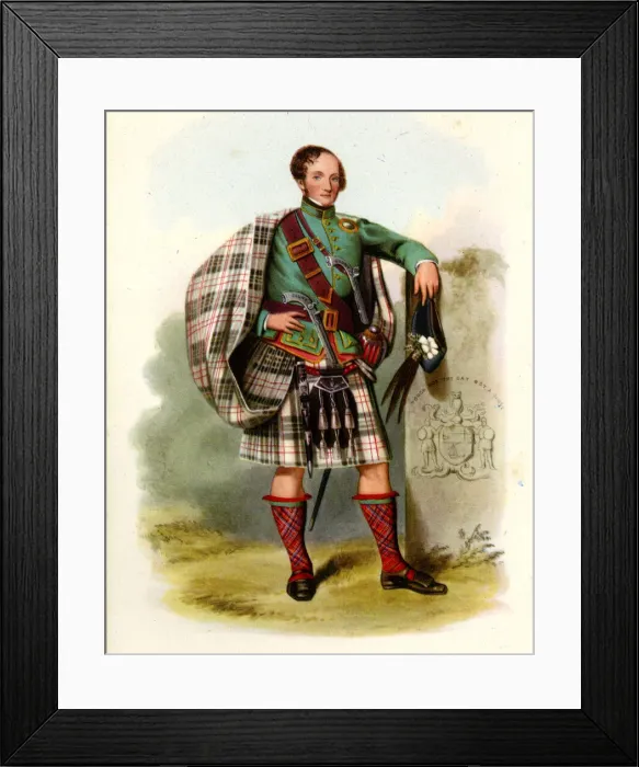 Framed Print : Macpherson tartan Framed Print : Macpherson tartan