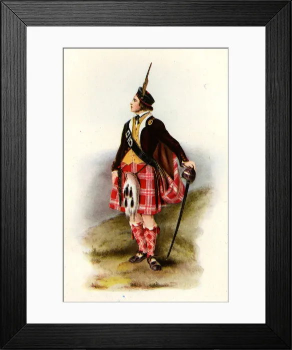 Framed Print : Menzies tartan Framed Print : Menzies tartan