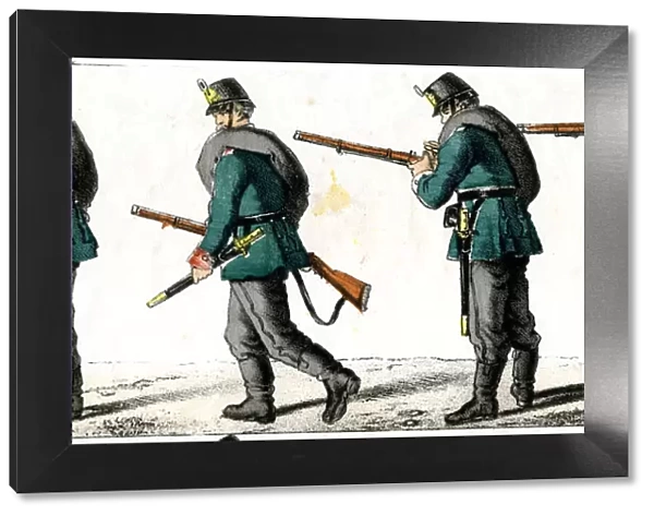 Four riflemen