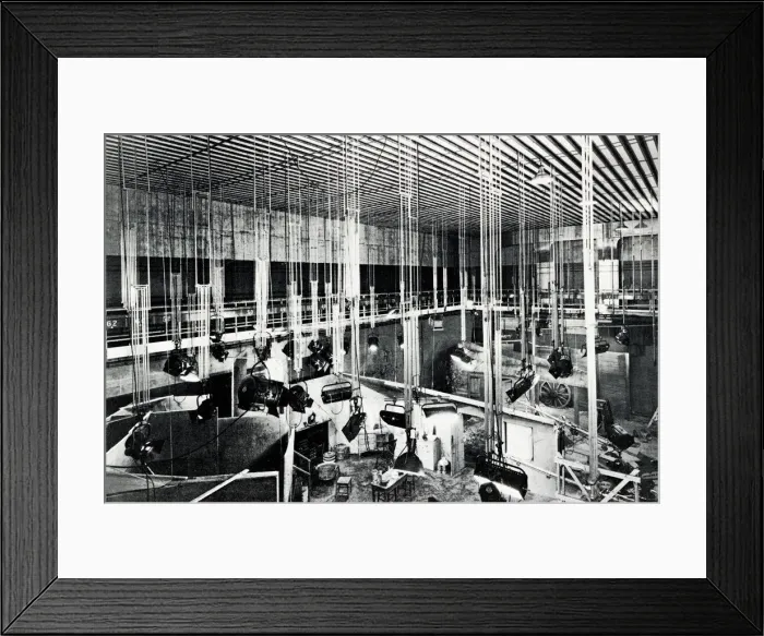 Framed Print : Mole-Richardson Lighting, Granada Televison Studios Framed Print : Mole-Richardson Lighting, Granada Televison Studios