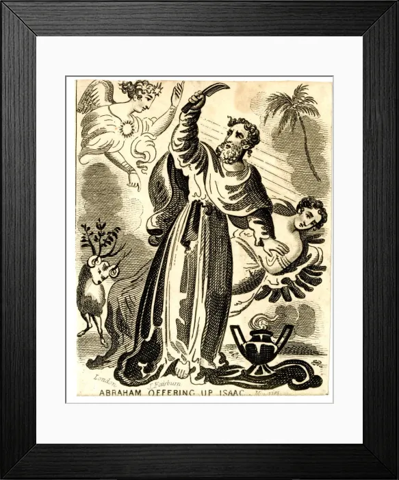 Framed Print : Abraham offering up Isaac for sacrifice Framed Print : Abraham offering up Isaac for sacrifice