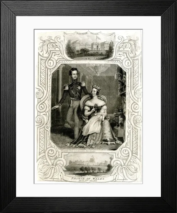 Framed Print : Birth of Edward, Prince of Wales Framed Print : Birth of Edward, Prince of Wales