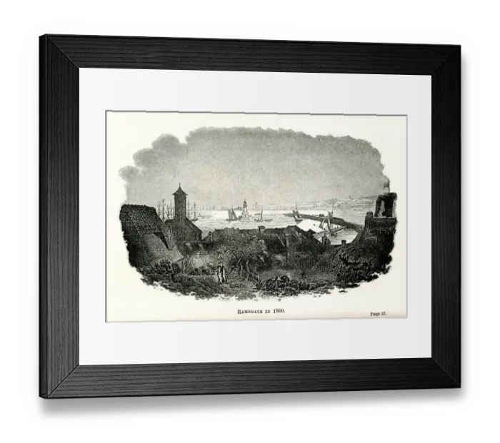 Framed Print : View of Ramsgate, Kent Framed Print : View of Ramsgate, Kent