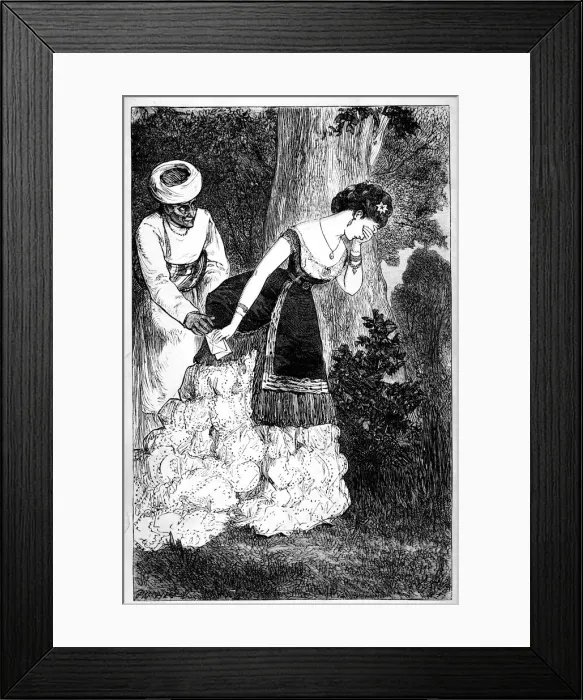 Framed Print : Illustration, Riddles of Love Framed Print : Illustration, Riddles of Love