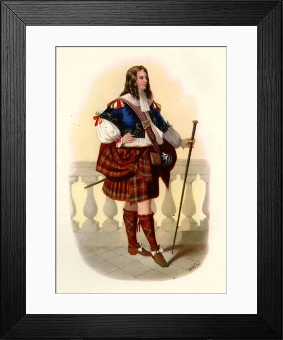 Framed Print : Robertson tartan Framed Print : Robertson tartan