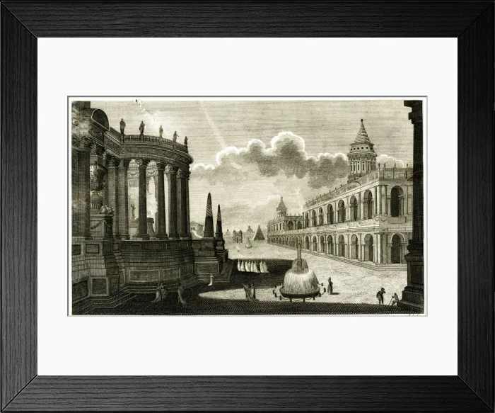 Framed Print : Rome in its original splendour Framed Print : Rome in its original splendour