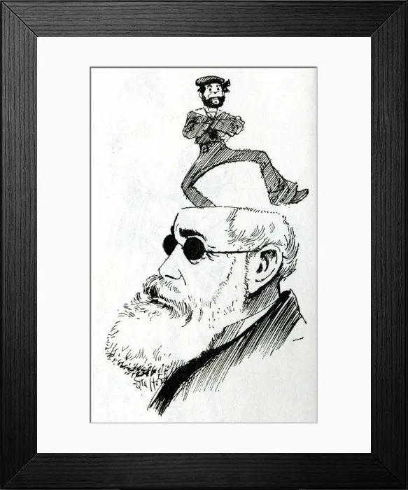 Framed Print : Cartoon, Samuel Plimsoll, politician and reformer Framed Print : Cartoon, Samuel Plimsoll, politician and reformer
